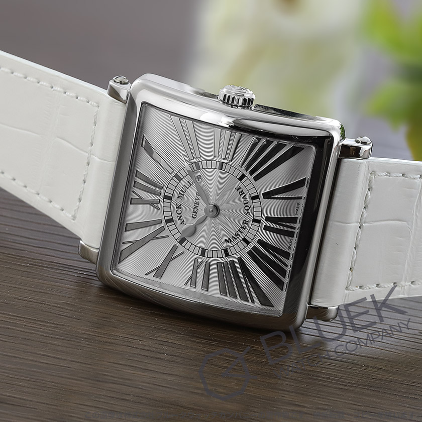 フランクミュラー マスタースクエア レリーフ クロコレザー 腕時計 レディース Franck Muller 6002 M Qz Rel R Fm6002mqzsssllzwhr ブランド腕時計通販なら ブルークウォッチカンパニー 心斎橋店