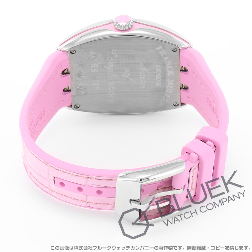 フランクミュラー ヴァンガード レディ クロコレザー レディース V 29 QZ