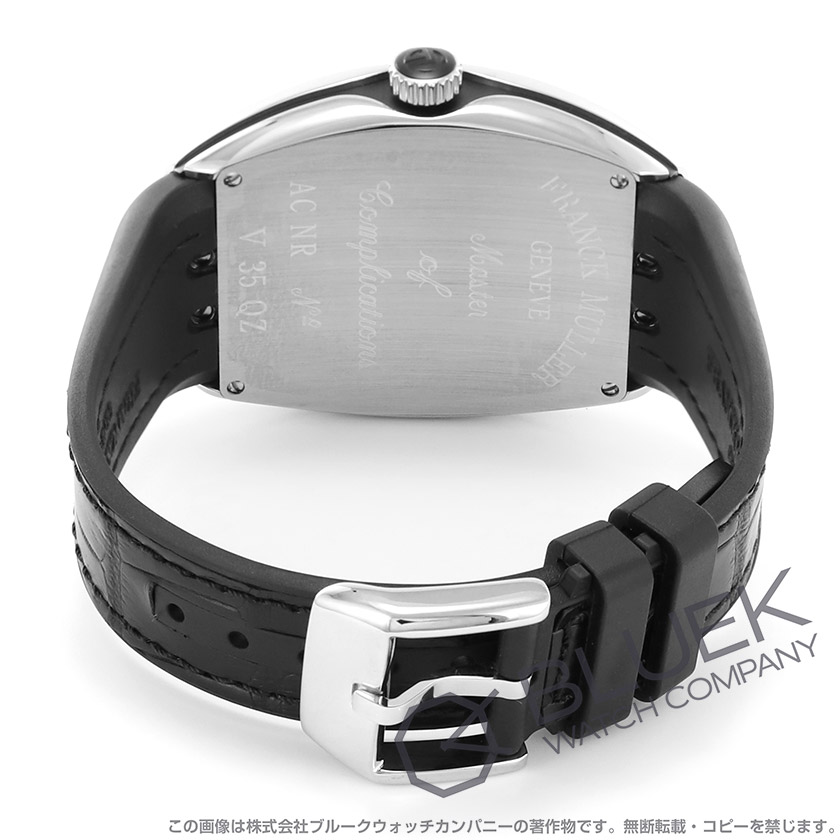 フランクミュラー ヴァンガード クロコレザー レディース V35 QZ AC NR