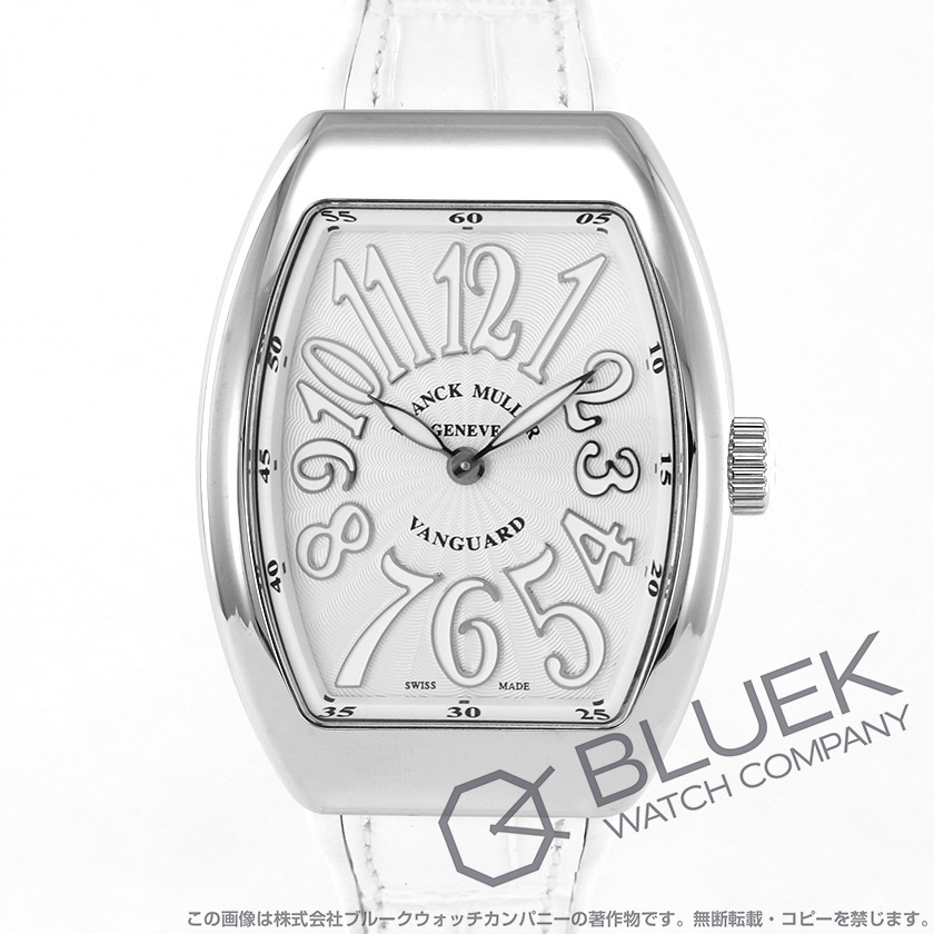 フランクミュラー ヴァンガード クロコレザー レディース V35 QZ AC BC