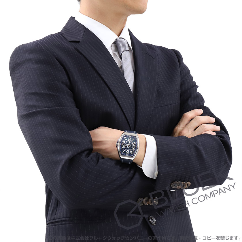 フランクミュラー ヴァンガード ヨッティング メンズ V 41 SC DT AC BL YACHTING