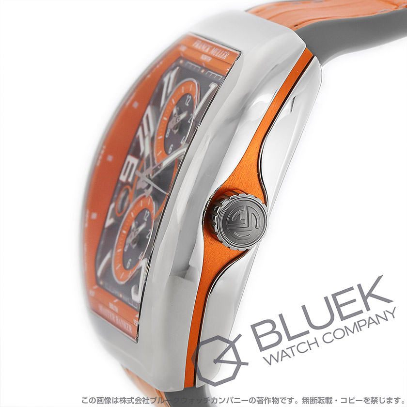 フランクミュラー ヴァンガード マスターバンカー クロコレザー メンズ V 45 MB SC DT AC OR