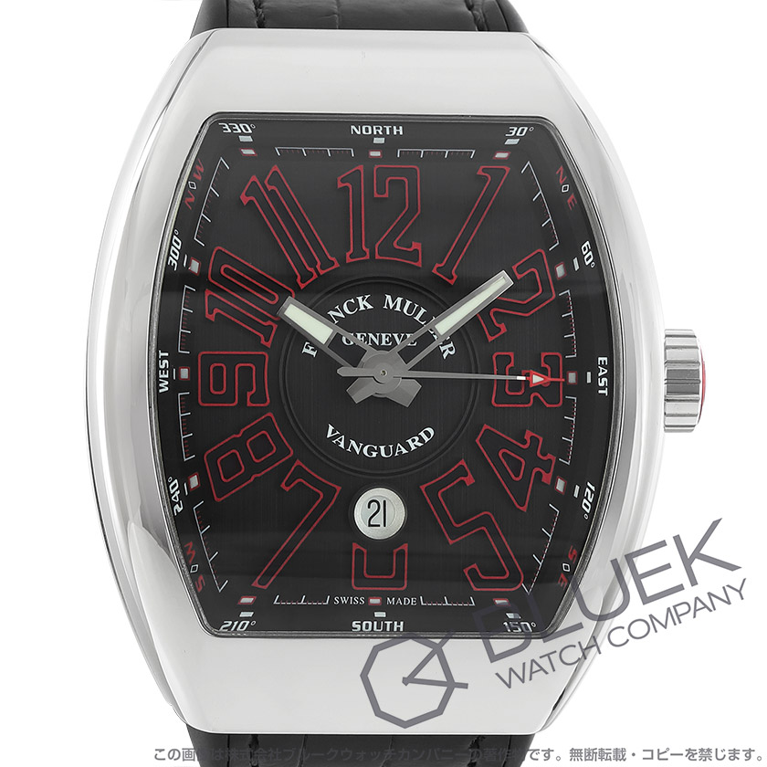 フランクミュラー ヴァンガード クロコレザー メンズ V45 SC DT AC NR