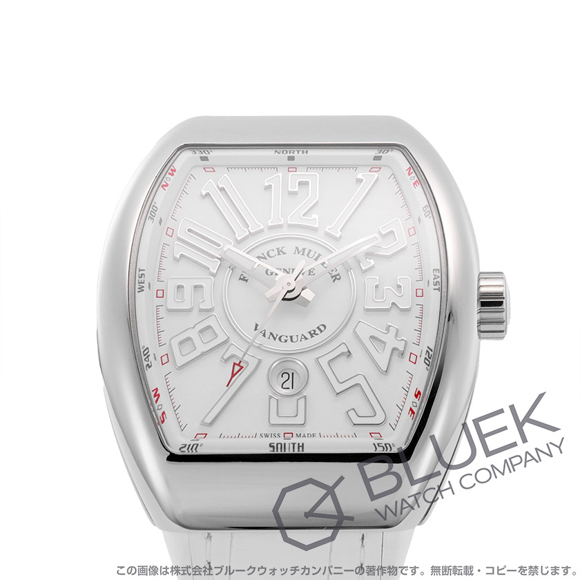 フランクミュラー ヴァンガード クロコレザー メンズ V 45 SC DT AC BC