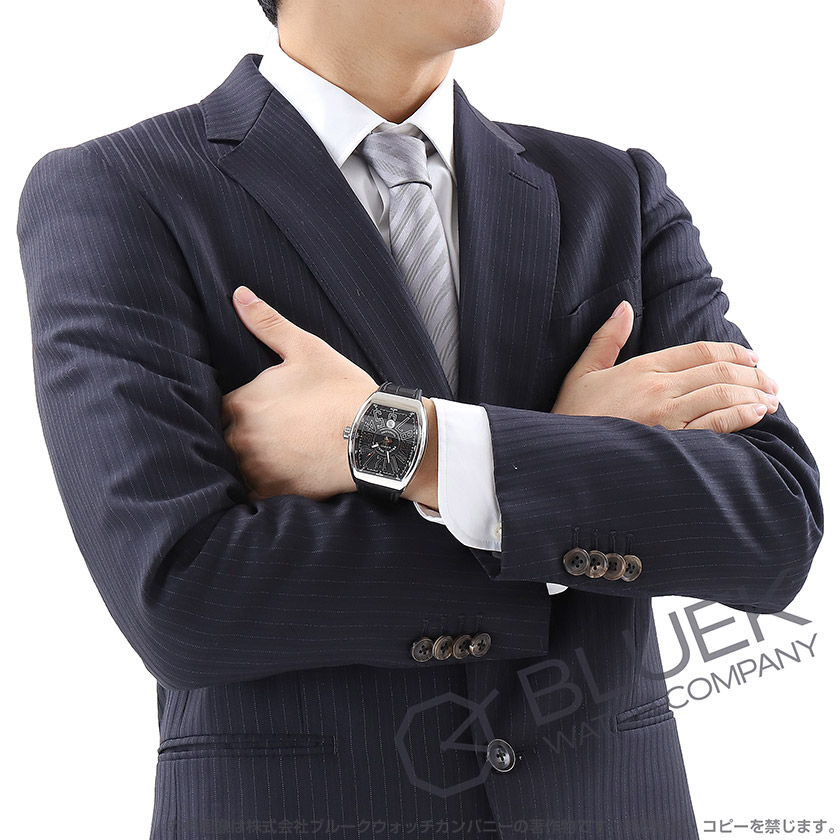 フランクミュラー ヴァンガード クロコレザー メンズ V45 SC DT AC NR