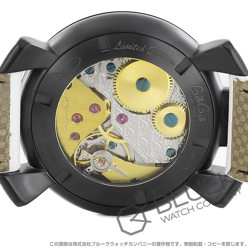 ガガミラノ マヌアーレ48mm 限定299本 メンズ 5012.LE.CH.1 |腕時計 