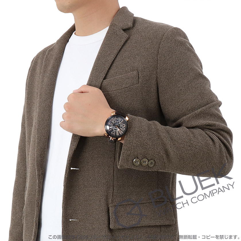 ガガミラノ マヌアーレ48mm メンズ 5014.01S |腕時計通販ブルーク