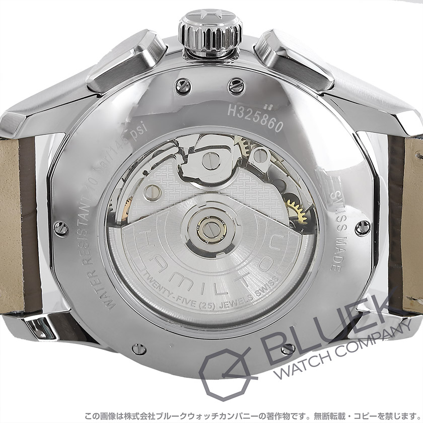 ハミルトン ジャズマスター オート クロノ クロノグラフ メンズ H32586881