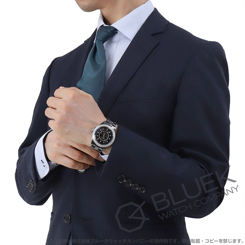 シャネル J12 ダイヤ ユニセックス H6526