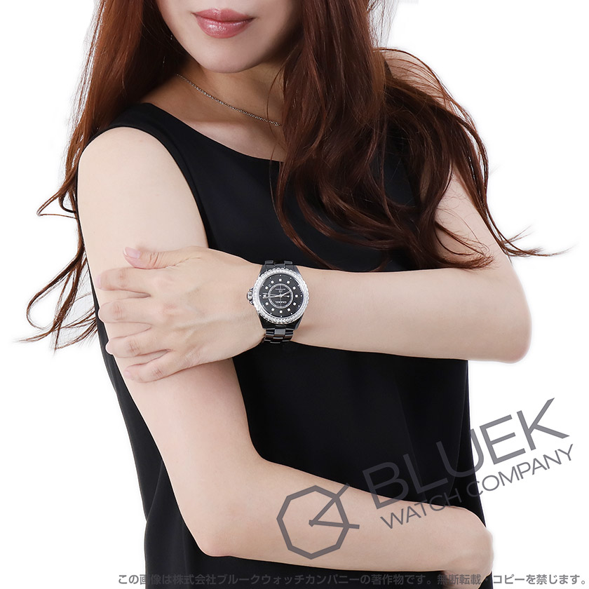 シャネル J12 ダイヤ ユニセックス H6526