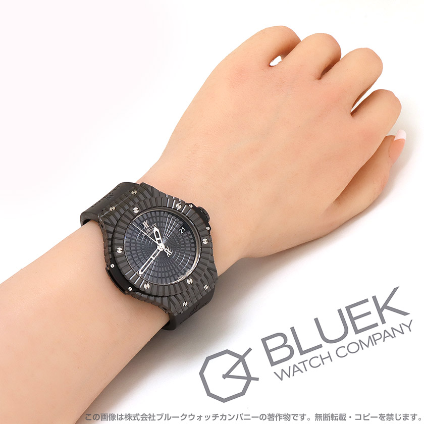 ウブロ ビッグ・バン ブラックキャビアバン ユニセックス 346.CX.1800.RX