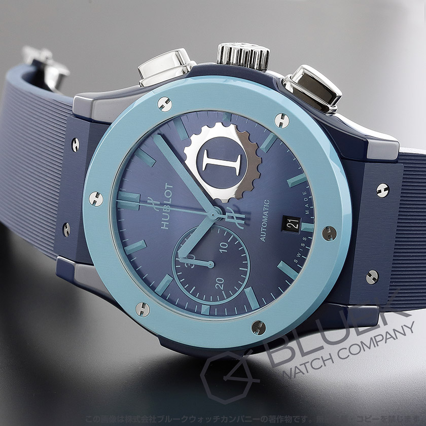 ウブロ クラシック フュージョン ガレージイタリア 世界限定100本 クロノグラフ 腕時計 メンズ Hublot 521 Ex 7170 Rx Git19 ブランド腕時計通販なら ブルークウォッチカンパニー 心斎橋店