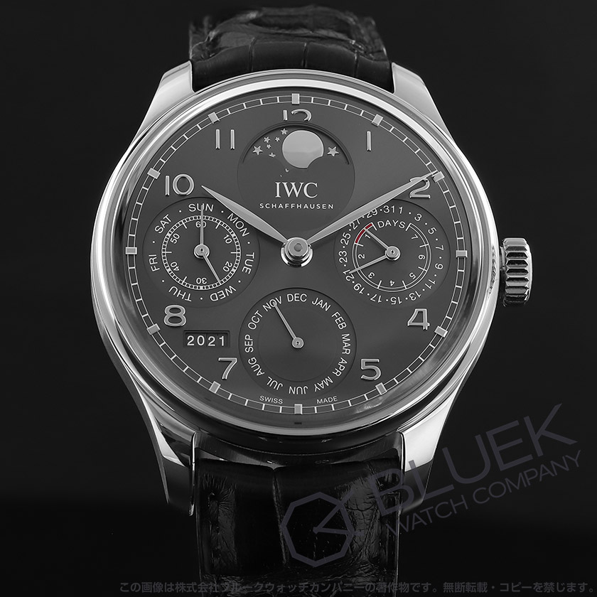 数量限定特価】IWC ポルトギーゼ パーペチュアル・カレンダー パワーリザーブ WG金無垢 アリゲーターレザー メンズ IW503301 |  新品腕時計通販ブルークウォッチカンパニー