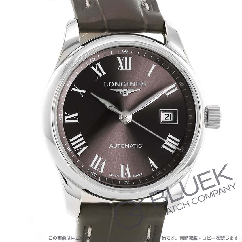 ロンジン マスターコレクション アリゲーターレザー レディース L2.257.4.71.3