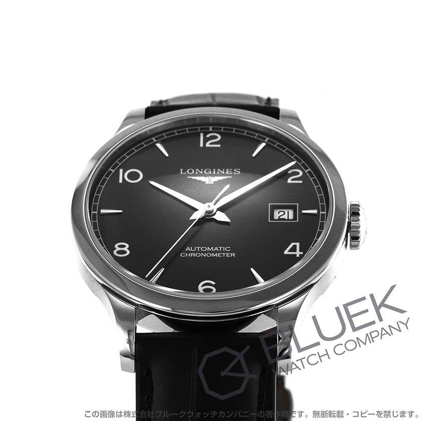 ロンジン レコード アリゲーターレザー メンズ L2.820.4.56.2