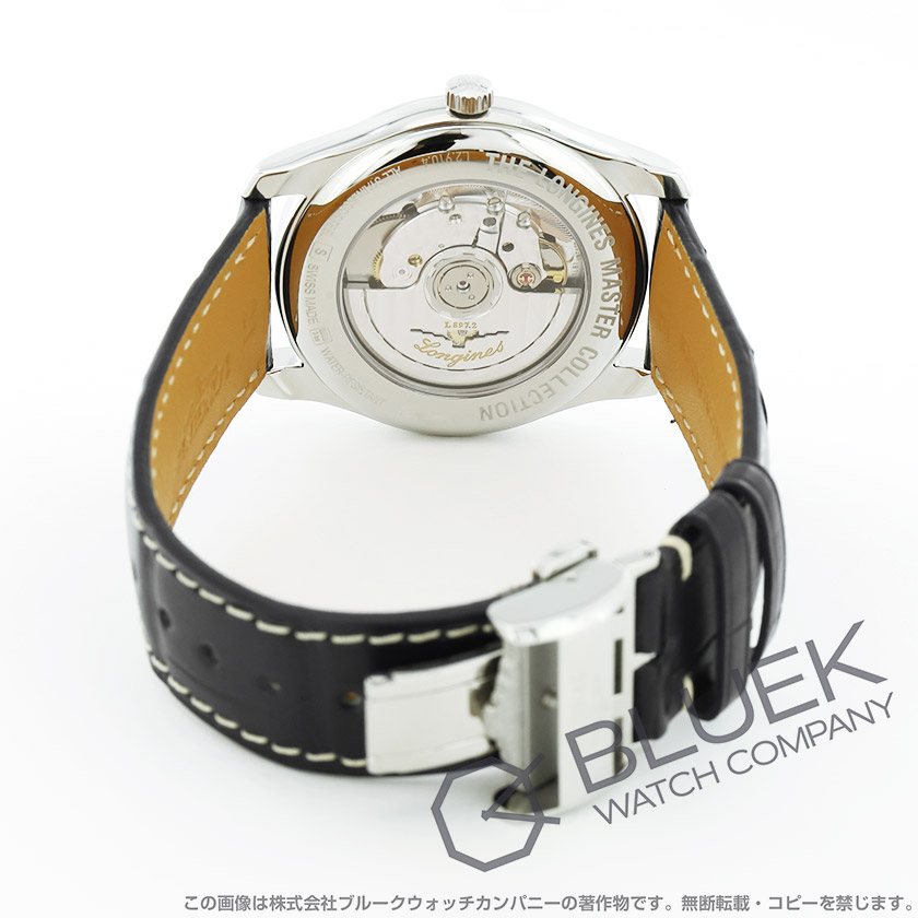 ロンジン マスターコレクション アリゲーターレザー メンズ L2.910.4.92.0