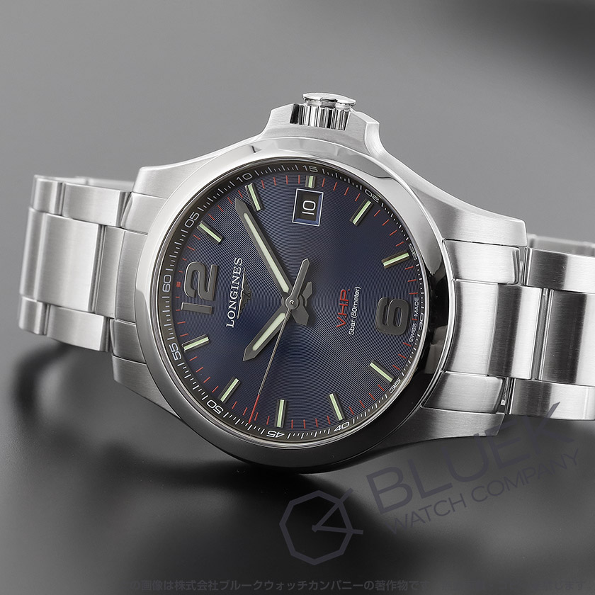 ロンジン コンクエスト V.H.P. 腕時計 メンズ LONGINES L3.716.4.96.6