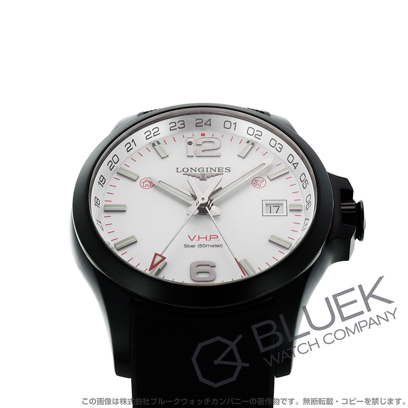 ロンジン コンクエスト V.H.P. GMT メンズ L3.728.2.76.9