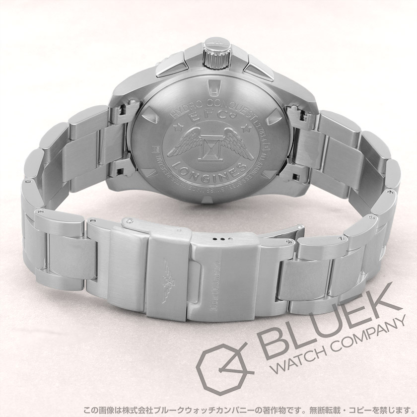 ロンジン ハイドロコンクエスト クロノグラフ 300m防水 メンズ L3.783.4.56.6