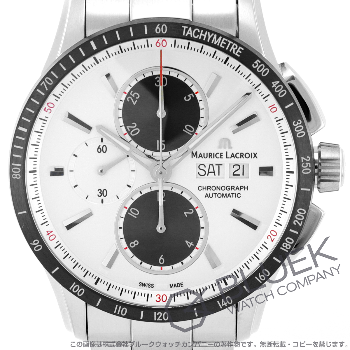 モーリス・ラクロア ポントスS クロノグラフ メンズ PT6038-SSL22-130-1