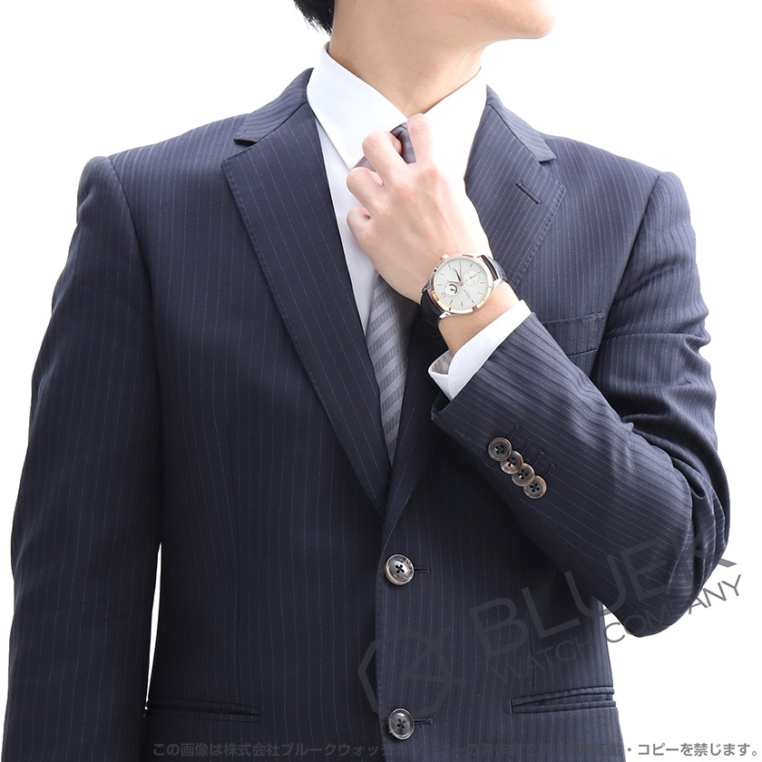 モンブラン ヘリテイジ クロノメトリー デュアルタイム アリゲーターレザー 腕時計 メンズ MONTBLANC 112541