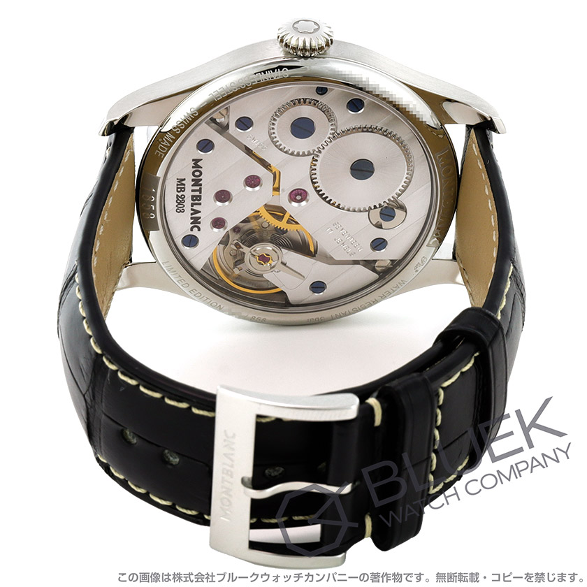 モンブラン 1858 マニュアル スモールセコンド 世界限定858本 メンズ 113860