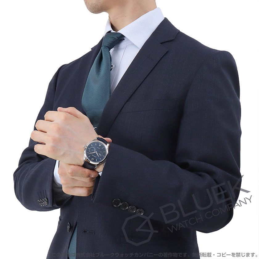 モンブラン ヘリテイジ クロノメトリー ツインカウンターデイト アリゲーターレザー メンズ 116244