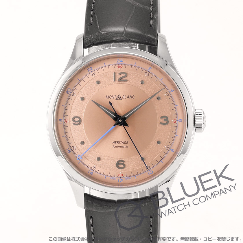 モンブラン ヘリテイジ GMT アリゲーターレザー メンズ 119950