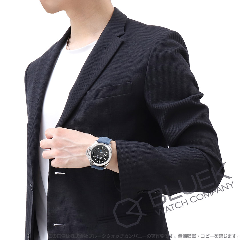 パネライ ルミノール マリーナ ロゴ キャンパスレザー メンズ PAM00777