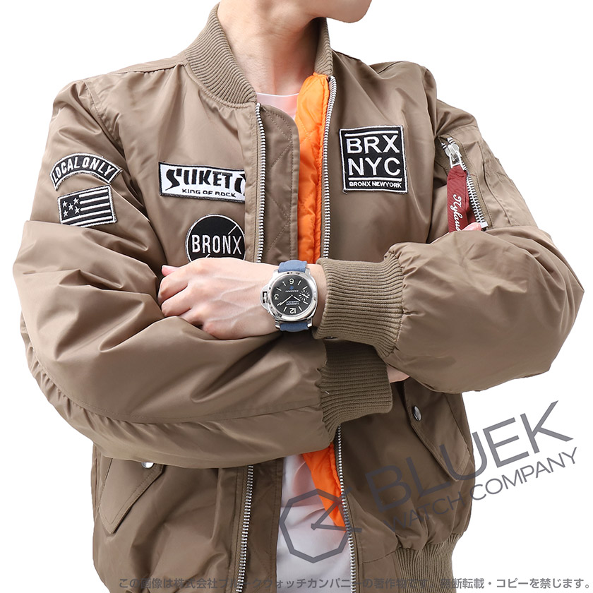 パネライ ルミノール マリーナ ロゴ キャンパスレザー メンズ PAM00777