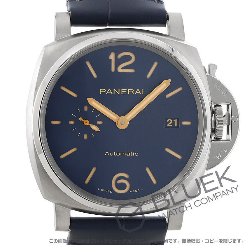 パネライ ルミノール ドゥエ アリゲーターレザー メンズ PAM00927