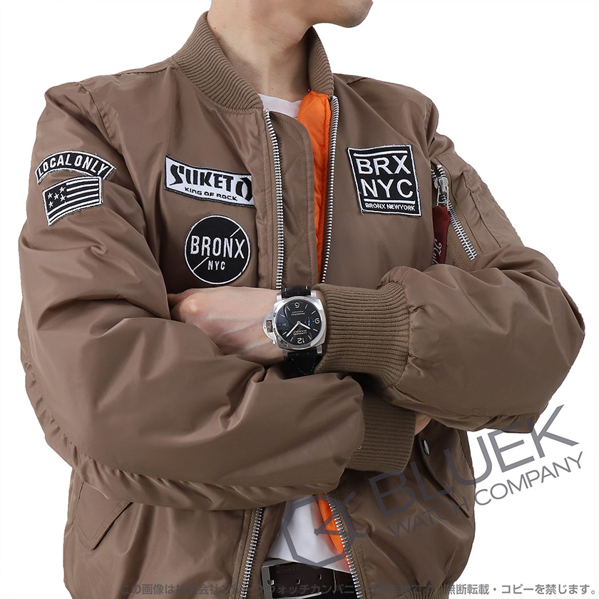 パネライ ルミノール マリーナ 300m防水 アリゲーターレザー メンズ PAM01312