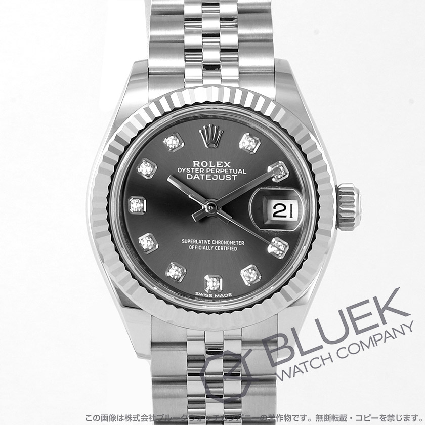 ロレックス デイトジャスト 28 ダイヤ レディース 279174