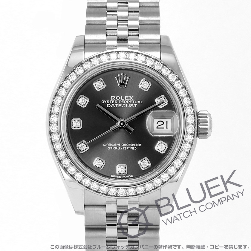 ロレックス デイトジャスト 28 ダイヤ レディース 279384RBR