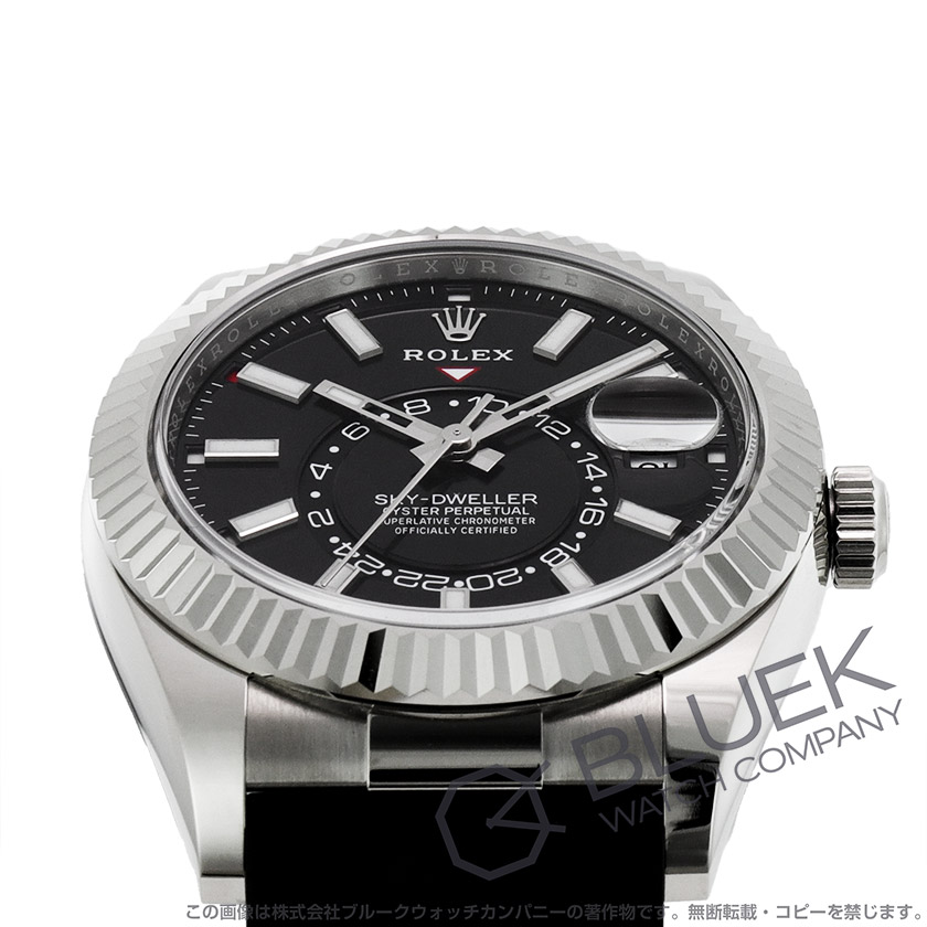 ロレックス スカイドゥエラー デュアルタイム メンズ 336239-0002