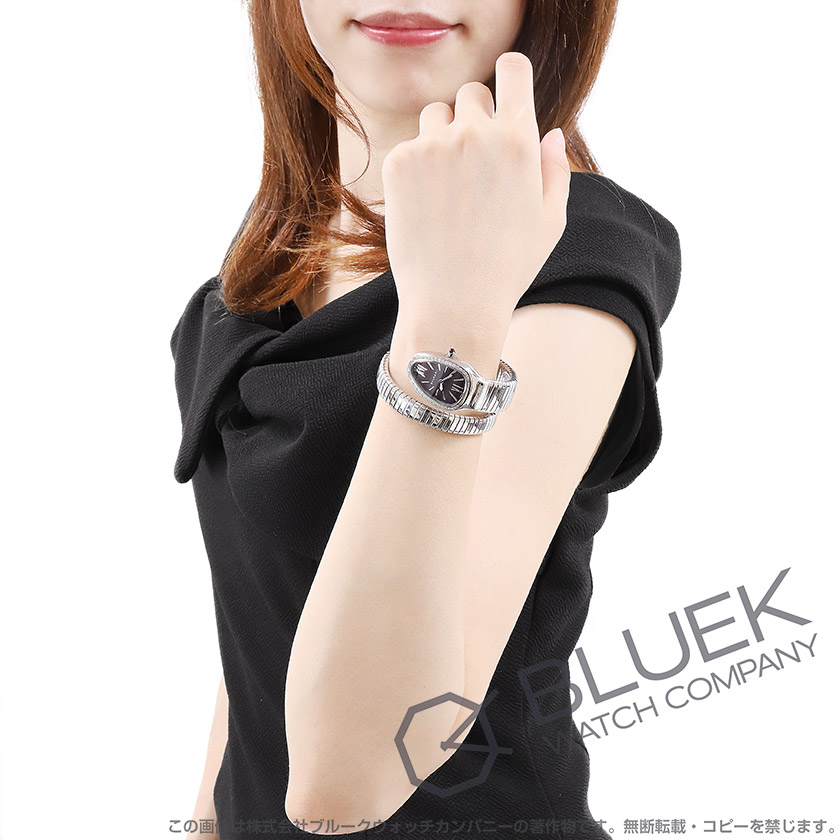 ブルガリ セルペンティ トゥボガス ダイヤ レディース Sp35c7sds 1t L 新品腕時計通販ブルークウォッチカンパニー