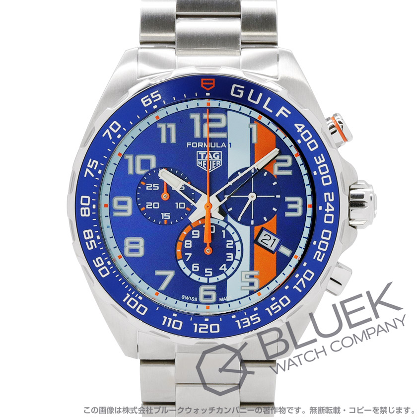タグホイヤー フォーミュラ1 ガルフ スペシャルエディション クロノグラフ メンズ CAZ101ATBA0842