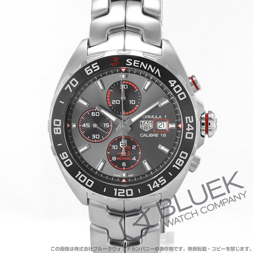 タグホイヤー フォーミュラ1 キャリバー16 アイルトン・セナ スペシャルエディション クロノグラフ メンズ CAZ201D.BA0633