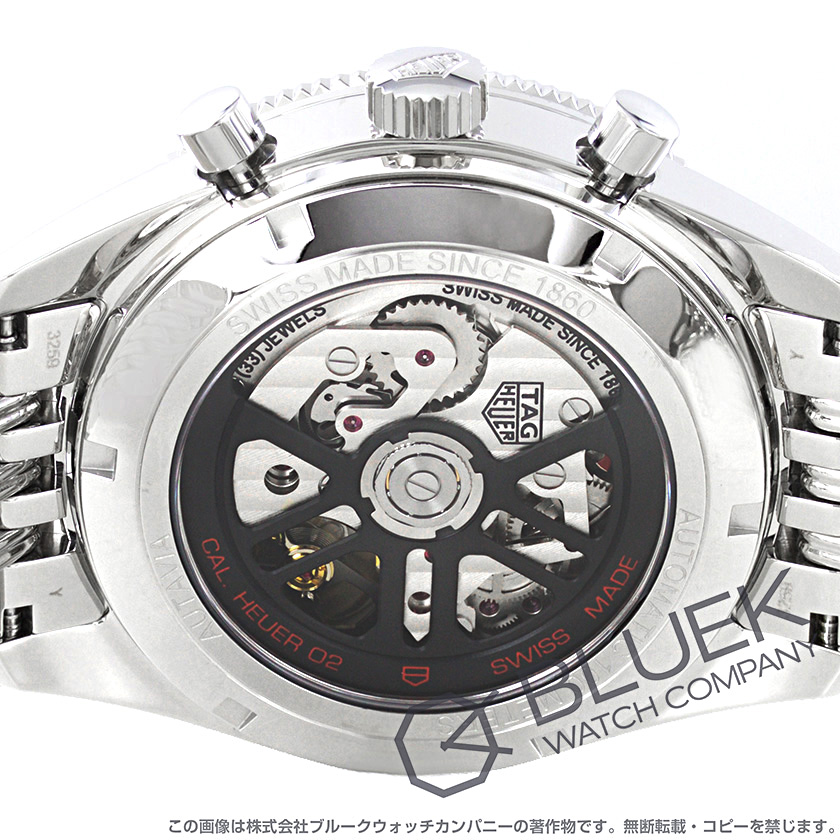 タグホイヤー ヘリテージ オータヴィア ホイヤー02 クロノグラフ メンズ CBE2110.BA0687