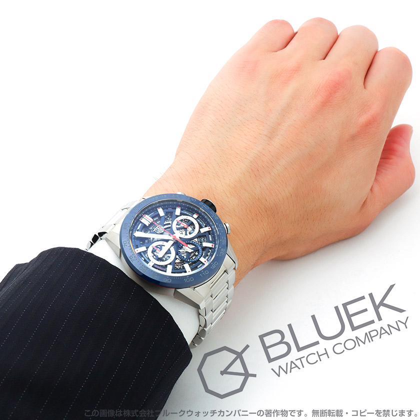 タグホイヤー カレラ ホイヤー02 クロノグラフ メンズ CBG2011.BA0662