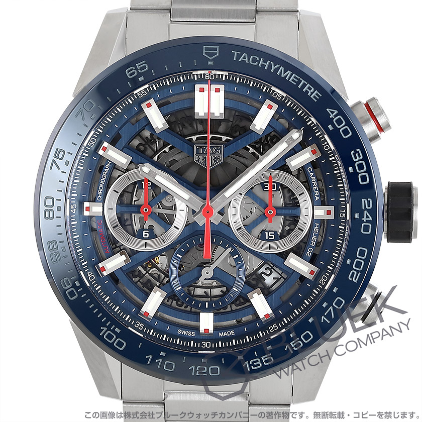 タグホイヤー カレラ ホイヤー02 クロノグラフ メンズ CBG2A11.BA0654