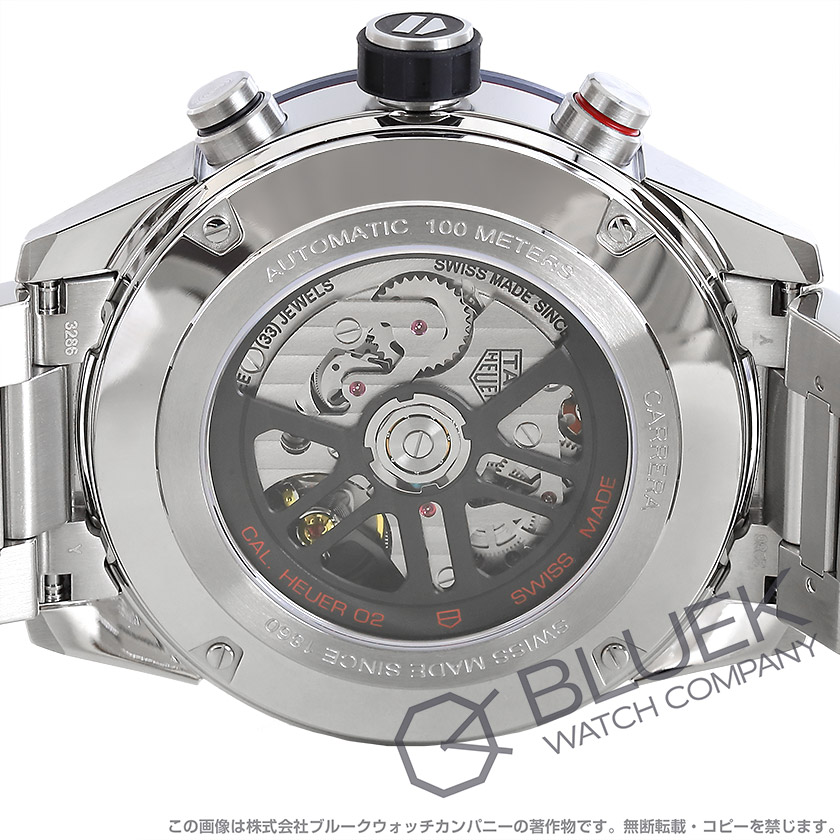 タグホイヤー カレラ ホイヤー02 クロノグラフ メンズ CBG2A11.BA0654