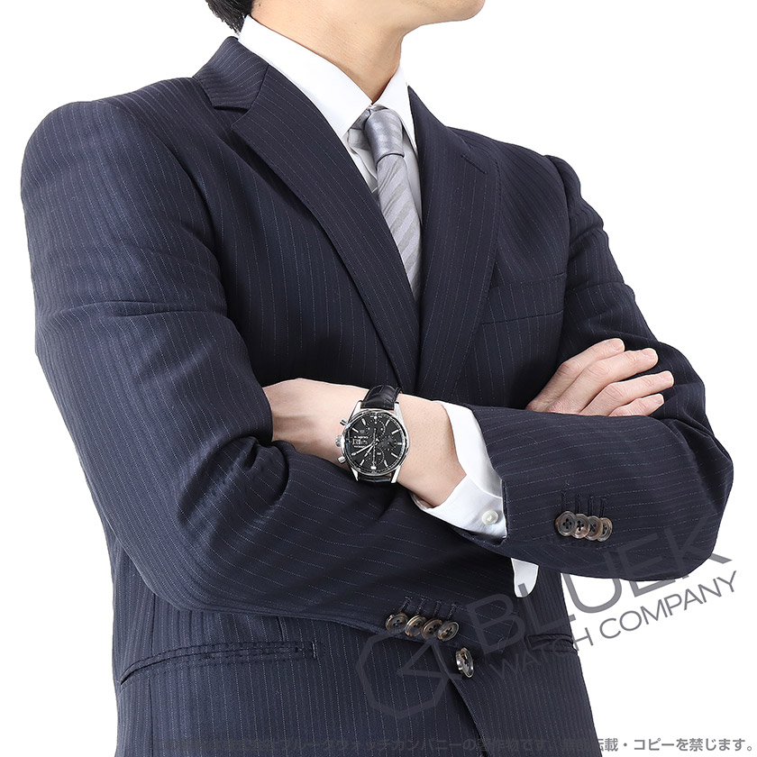 タグホイヤー カレラ クロノグラフ アリゲーターレザー メンズ CBK2110.FC6266