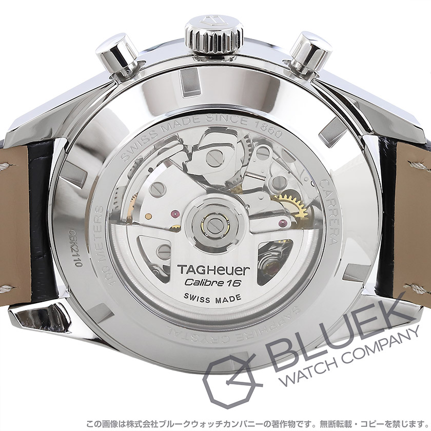 タグホイヤー カレラ クロノグラフ アリゲーターレザー メンズ CBK2110.FC6266