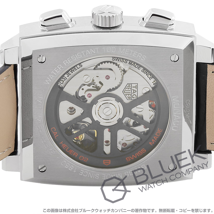 タグホイヤー モナコ クロノグラフ アリゲーターレザー メンズ CBL2113.FC6177