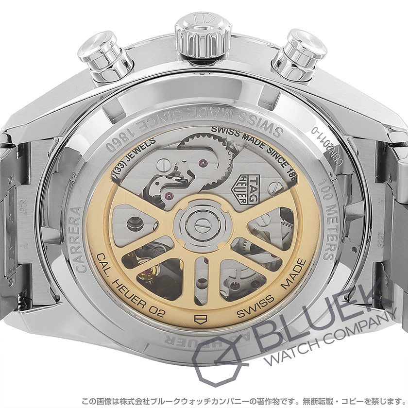 タグホイヤー カレラ ホイヤー02 クロノグラフ メンズ CBN2011.BA0642