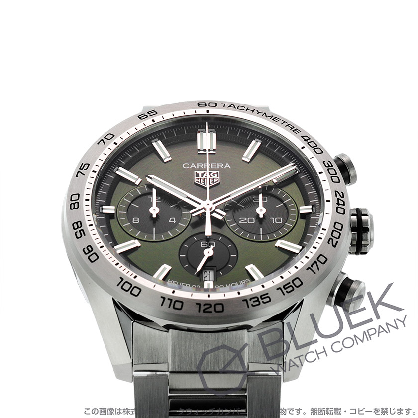 タグホイヤー カレラ ホイヤー02 スポーツ クロノグラフ メンズ CBN2A10.BA0643