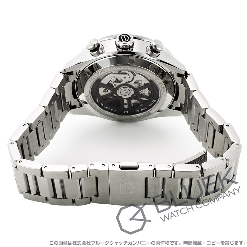 タグホイヤー カレラ ホイヤー02 スポーツ クロノグラフ メンズ CBN2A10.BA0643