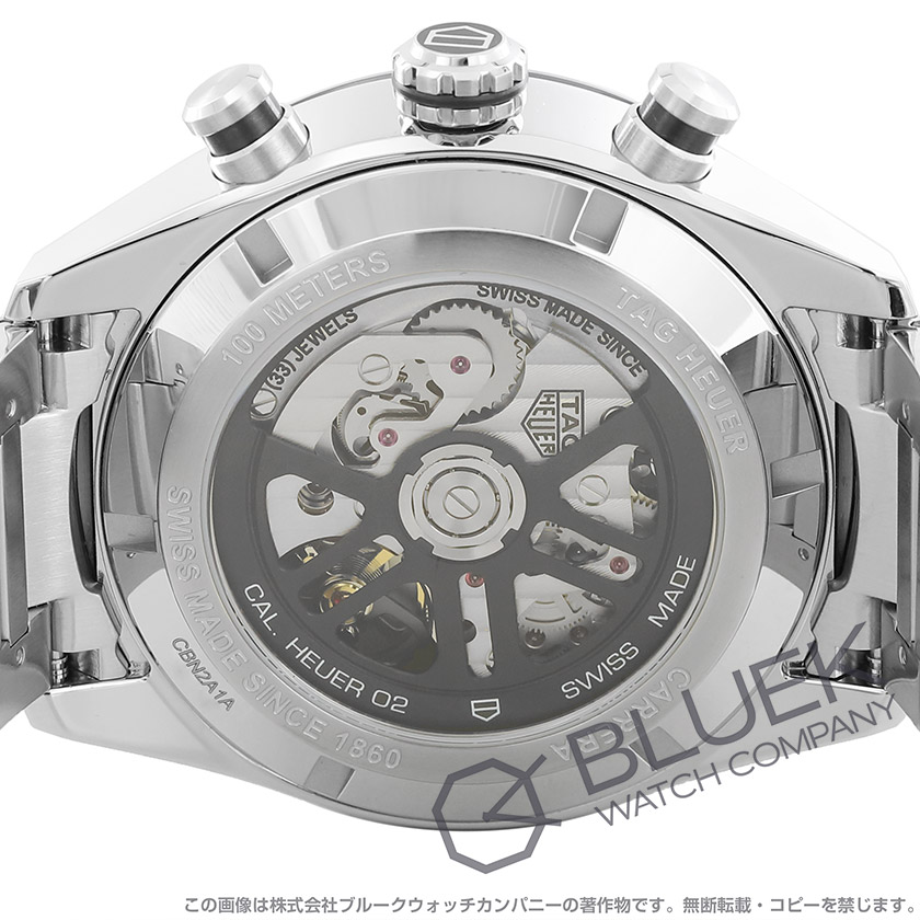タグホイヤー カレラ ホイヤー02 スポーツ クロノグラフ メンズ CBN2A1A.BA0643