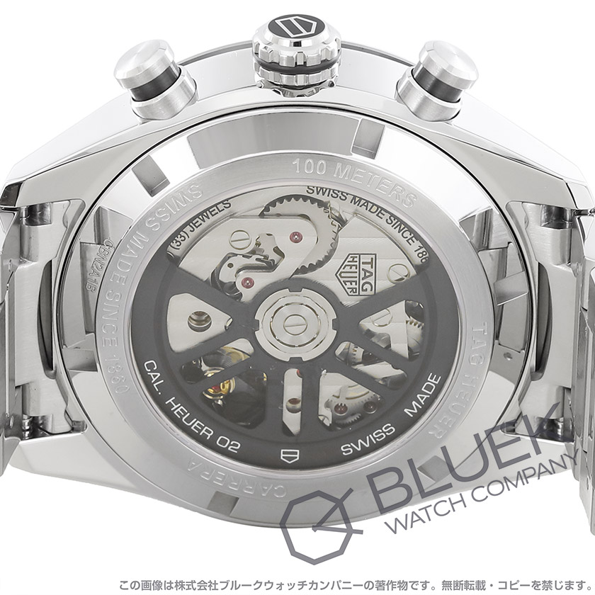 タグホイヤー カレラ ホイヤー02 スポーツ クロノグラフ メンズ CBN2A1B.BA0643